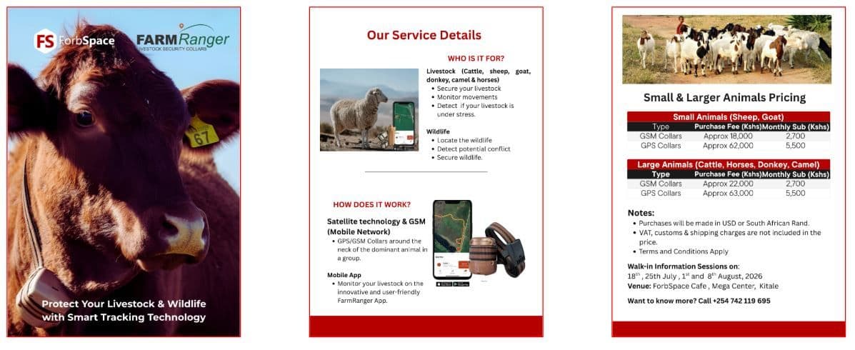 Walk-in Information Sessions (GPS Collars for Livestock Security)
